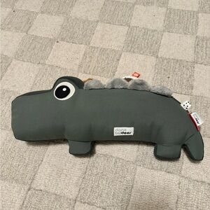 Done by Deer Gray Crocodile Tummy Time Toy